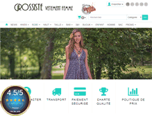 Tablet Screenshot of grossiste-vetement-femme.com